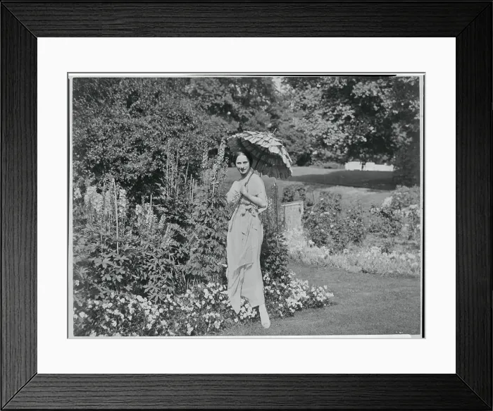 Framed Print : Anna Pavlova Posing with Parasol Framed Print : Anna Pavlova Posing with Parasol