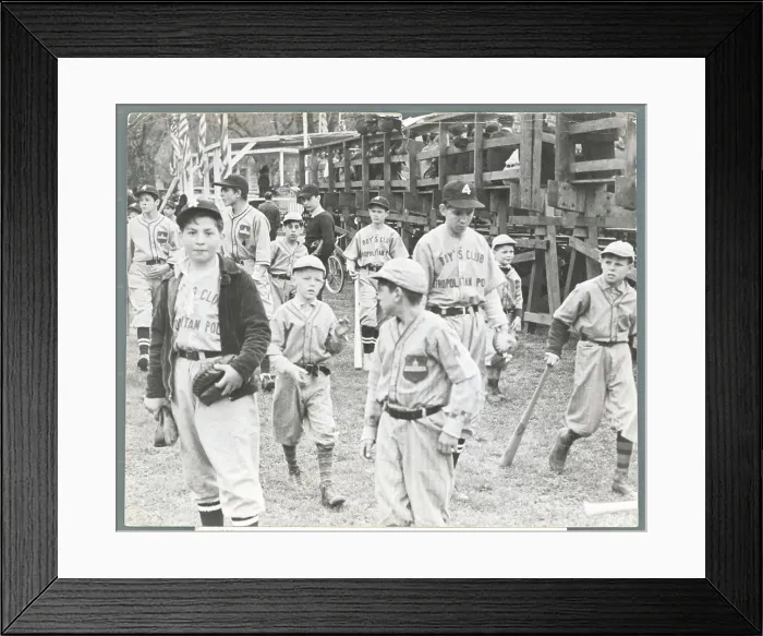Framed Print : Boy's Club Baseball Team Framed Print : Boy's Club Baseball Team