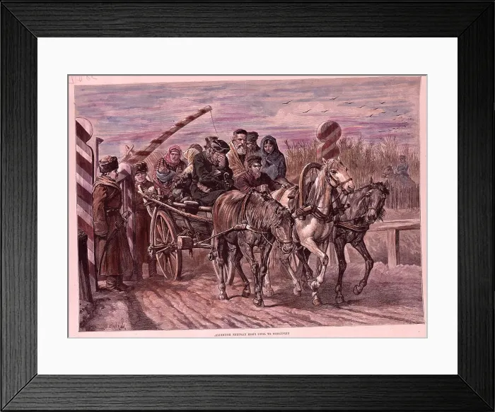 Framed Print : Expulsion of Jews from Rumelia Framed Print : Expulsion of Jews from Rumelia