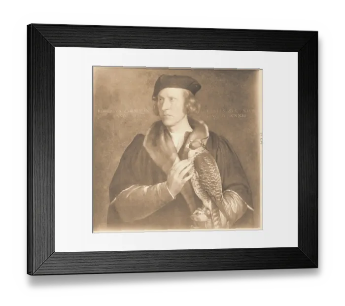 Framed Print : Man Holding Falcon Framed Print : Man Holding Falcon