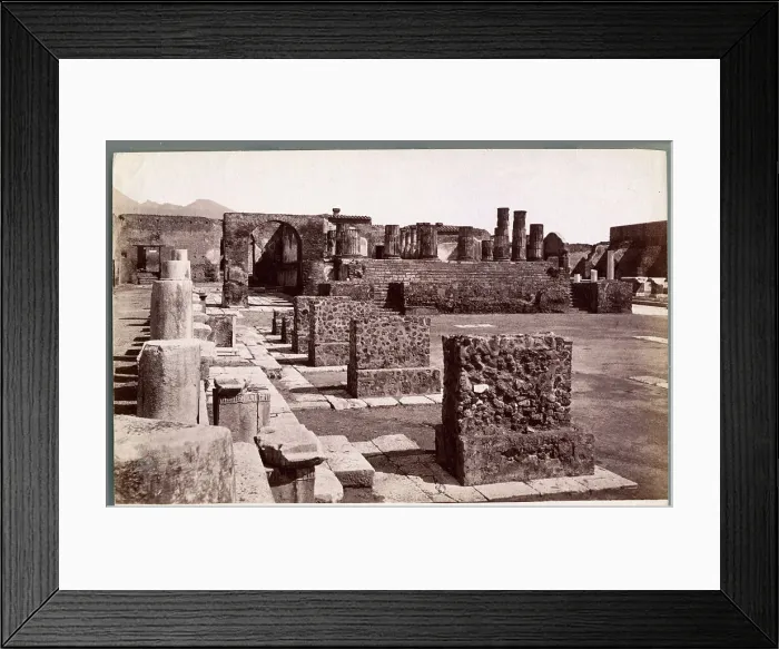 Framed Print : Pompeii's Temple of Jupiter Framed Print : Pompeii's Temple of Jupiter