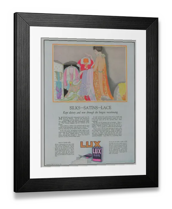 Framed Print : Laundry Soap Advertisement Framed Print : Laundry Soap Advertisement