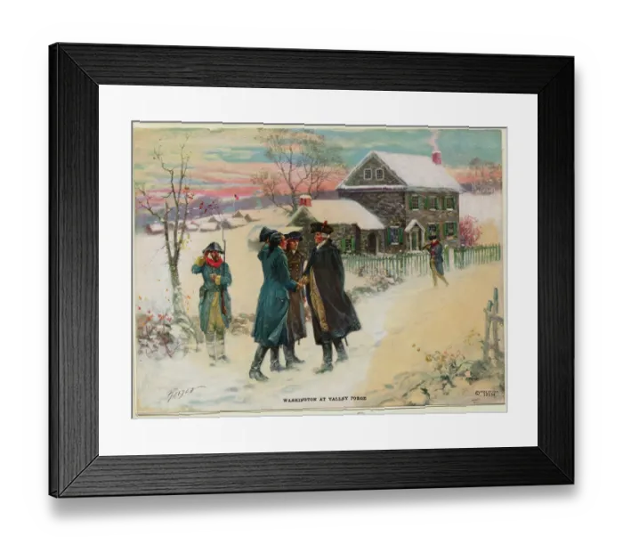 Framed Print : George Washington and Others Shaking Hands Framed Print : George Washington and Others Shaking Hands