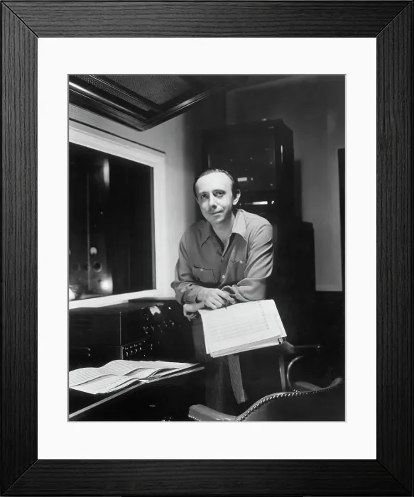 Framed Print : Portrait of Morton Gould Framed Print : Portrait of Morton Gould