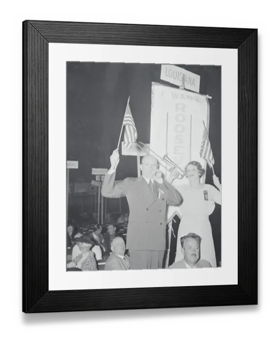 Framed Print : Celebrants at Democratic Convention Framed Print : Celebrants at Democratic Convention