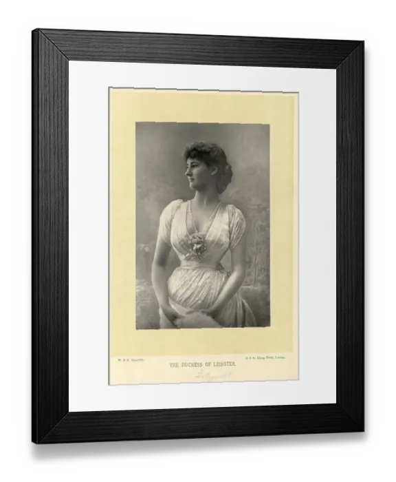 Framed Print : Portrait Of The Duchess Of Leinster Framed Print : Portrait Of The Duchess Of Leinster