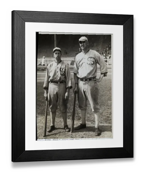 Framed Print : Edward T. Collins And Bill Jackson Framed Print : Edward T. Collins And Bill Jackson