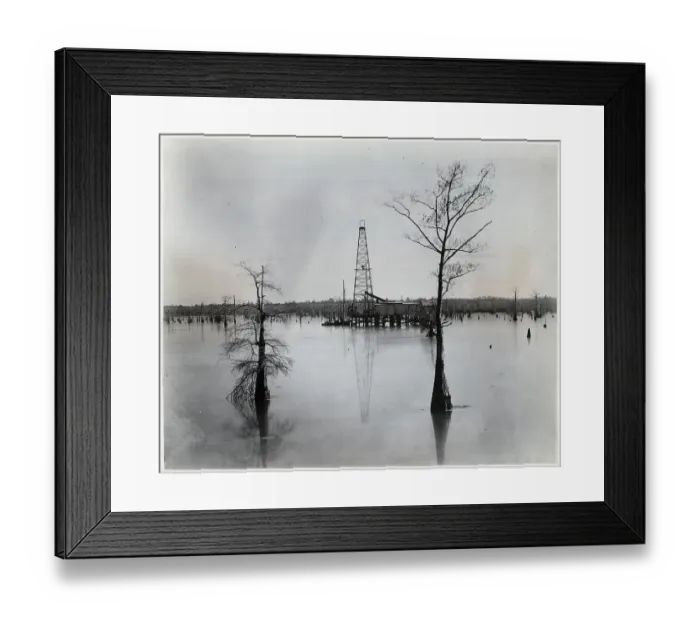 Framed Print : 1910; The First Drill On A Lake Framed Print : 1910; The First Drill On A Lake