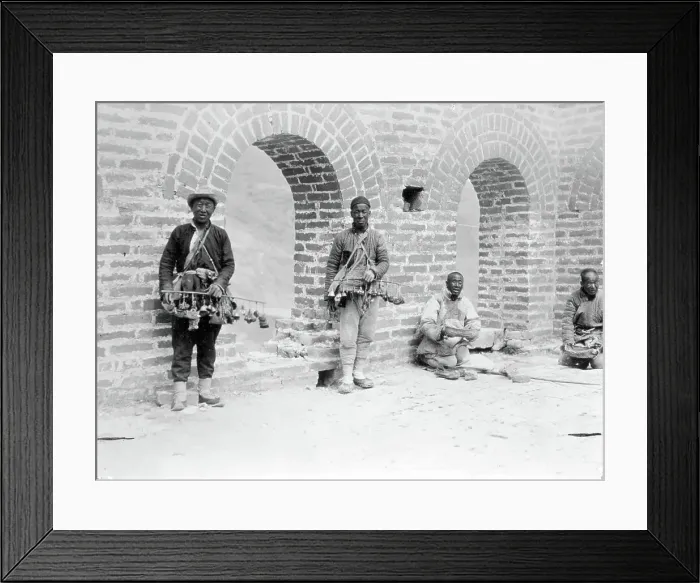 Framed Print : Toy Vendors At The Great Wall Of China Framed Print : Toy Vendors At The Great Wall Of China
