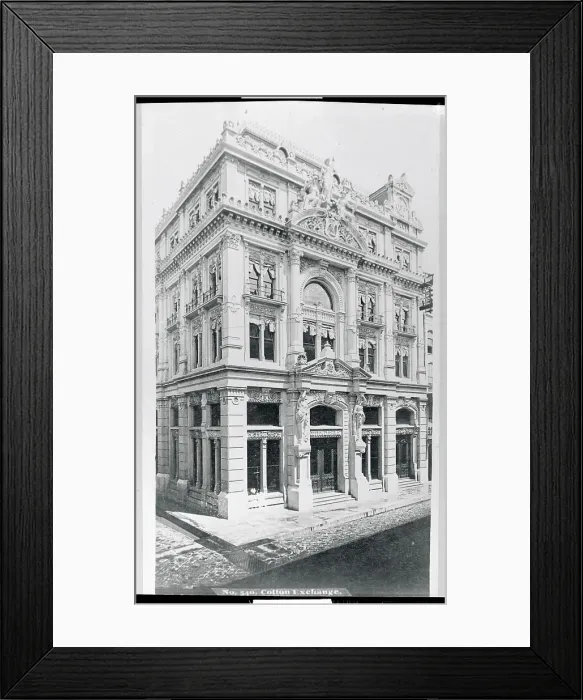 Framed Print : Cotton Exchange Building Framed Print : Cotton Exchange Building