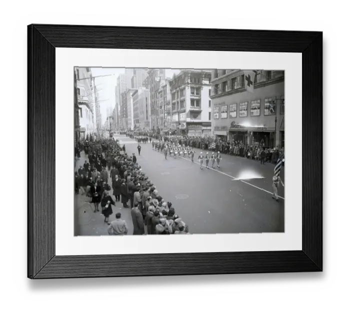 Framed Print : Jewish War Vets In Parade In New York Framed Print : Jewish War Vets In Parade In New York