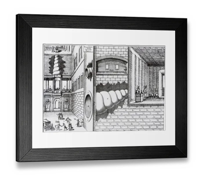 Framed Print : Broadcasting Station After Kirtcher Framed Print : Broadcasting Station After Kirtcher