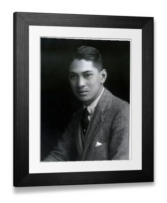 Framed Print : Ruler Bin Ibramini Ismael, Indian Ruler
