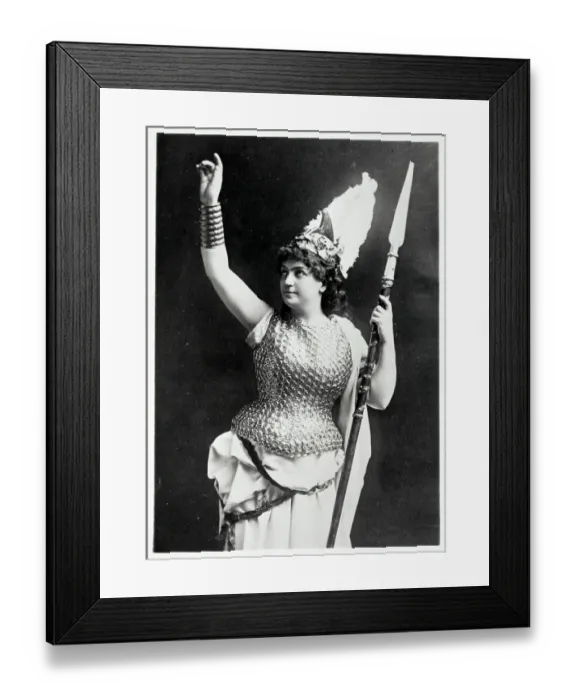 Framed Print : 3 / 4 Length Photo Of Lilli Lehmann Framed Print : 3 / 4 Length Photo Of Lilli Lehmann
