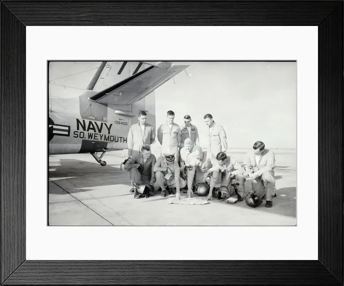 Framed Print : Naval Reserves Look At Operations Plan Framed Print : Naval Reserves Look At Operations Plan