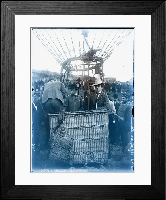 Framed Print : Preparation For Balloon Ascension Framed Print : Preparation For Balloon Ascension
