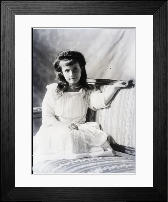 Framed Print : Grand Duchess Anasthasia As Young Girl Framed Print : Grand Duchess Anasthasia As Young Girl