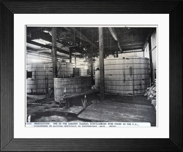 Framed Print : Large Illegal Distillery In Ma Framed Print : Large Illegal Distillery In Ma