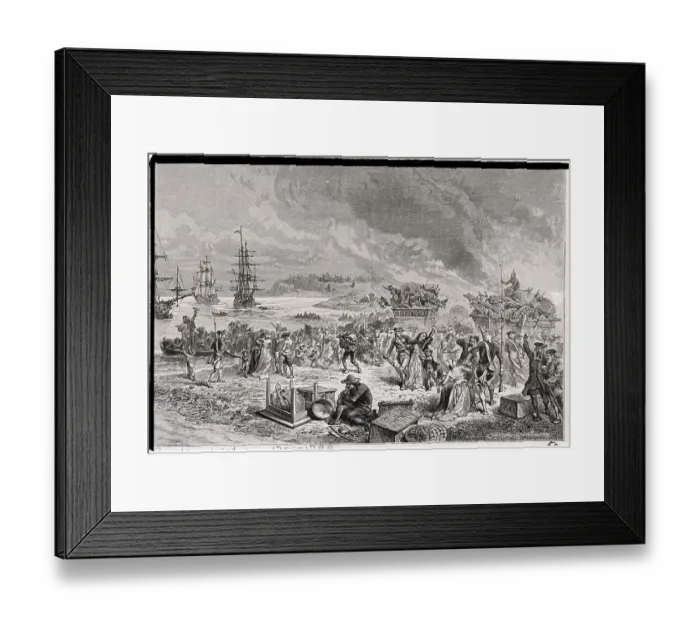 Framed Print : The Embarkation Of The Arcadians Framed Print : The Embarkation Of The Arcadians