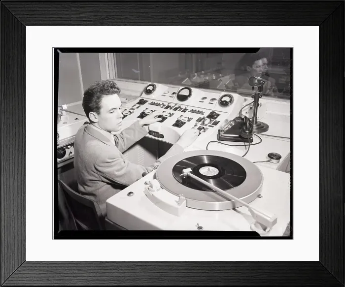 Framed Print : Radio Staion At U.N. Session Framed Print : Radio Staion At U.N. Session