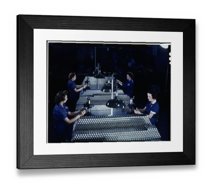 Framed Print : Home Front Women Workers Framed Print : Home Front Women Workers