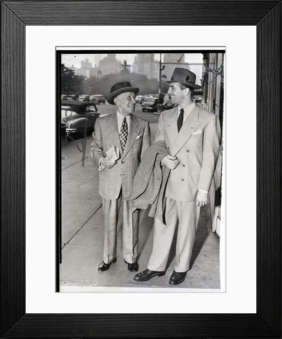 Framed Print : Men Model Suits And Ties Framed Print : Men Model Suits And Ties