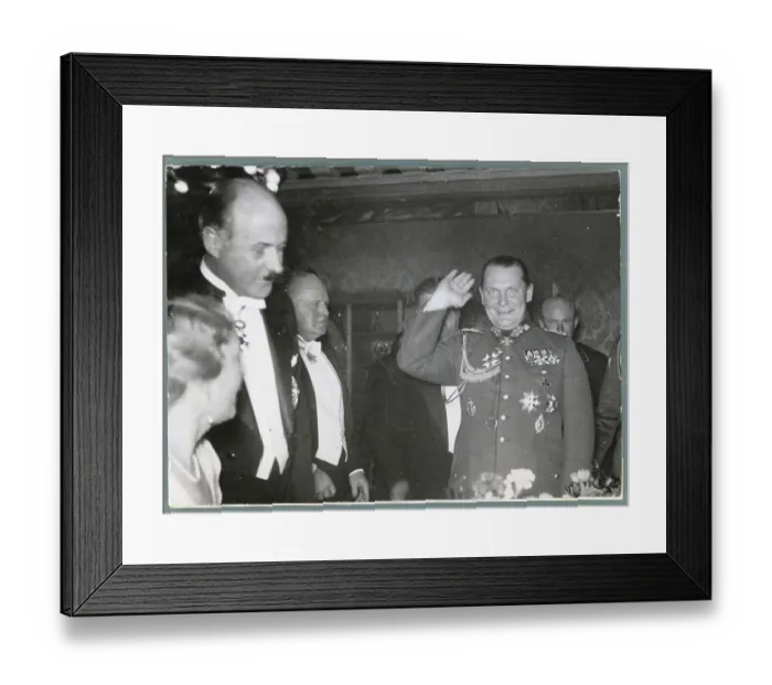 Framed Print : Hermann Goring Attending Party Framed Print : Hermann Goring Attending Party