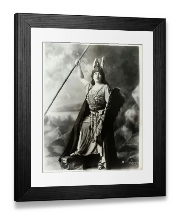 Framed Print : Opera Soprano Johanna Gadski Framed Print : Opera Soprano Johanna Gadski