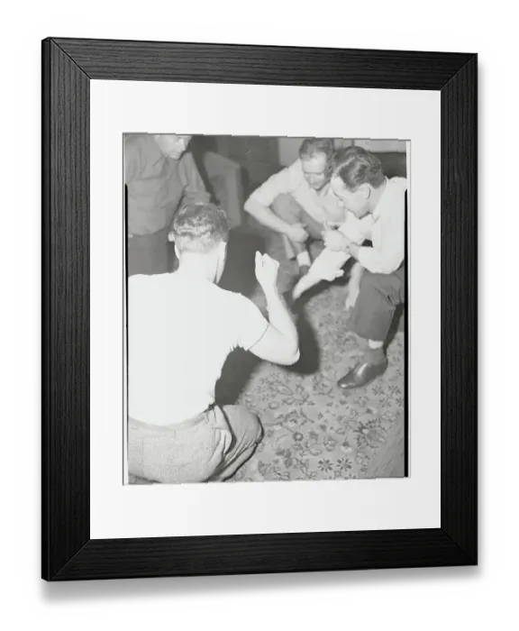 Framed Print : Men Shaking Dice Framed Print : Men Shaking Dice