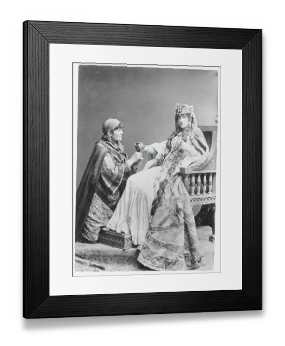 Framed Print : Ellen Terry in Regal Scene Framed Print : Ellen Terry in Regal Scene