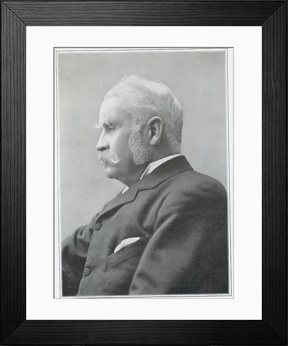 Framed Print : Portrait of William S. Gilbert