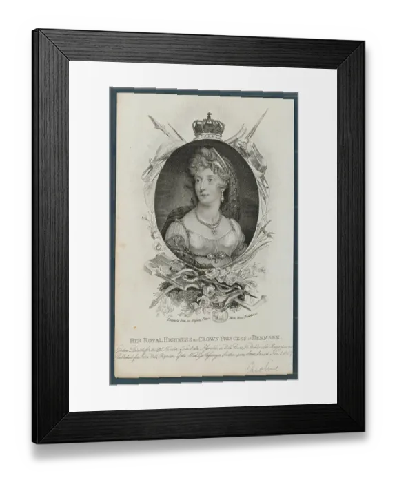 Framed Print : Denmark's Princess Caroline Framed Print : Denmark's Princess Caroline