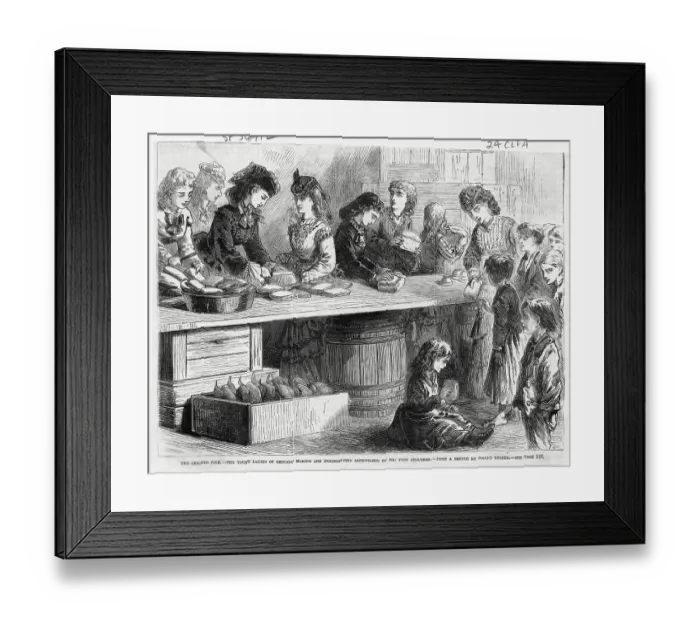 Framed Print : Women Making Sandwiches Framed Print : Women Making Sandwiches