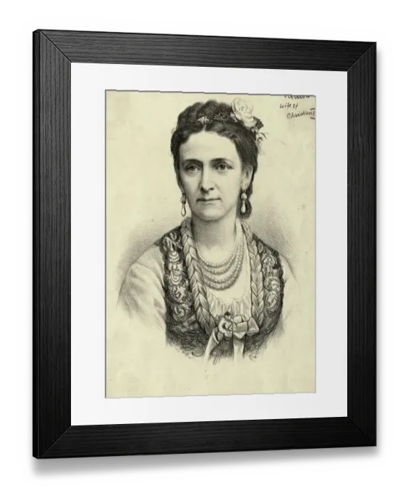 Framed Print : Denmark's Queen Louise