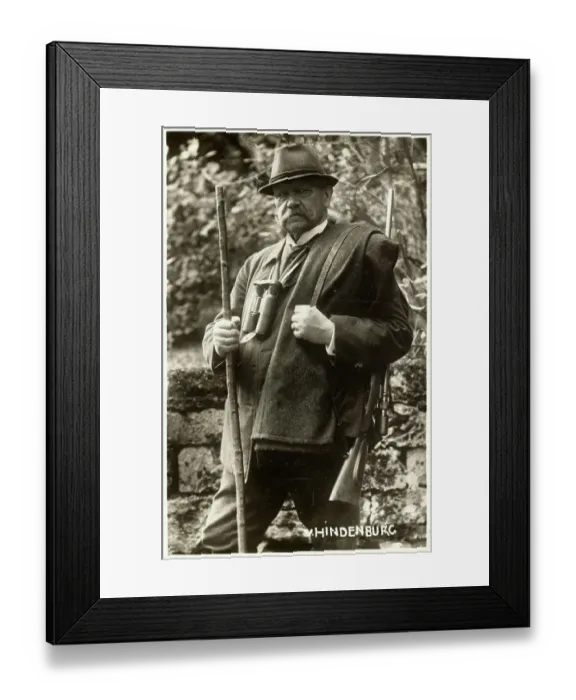 Framed Print : Paul Von Hindenburg Framed Print : Paul Von Hindenburg
