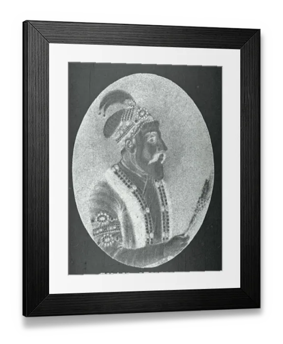 Framed Print : Portrait of Shah Jehan Framed Print : Portrait of Shah Jehan