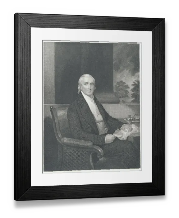 Framed Print : Portrait of Dr. Philip Syng Physick