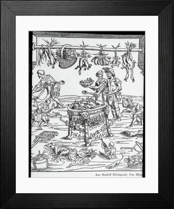 Framed Print : Italian Kitchen