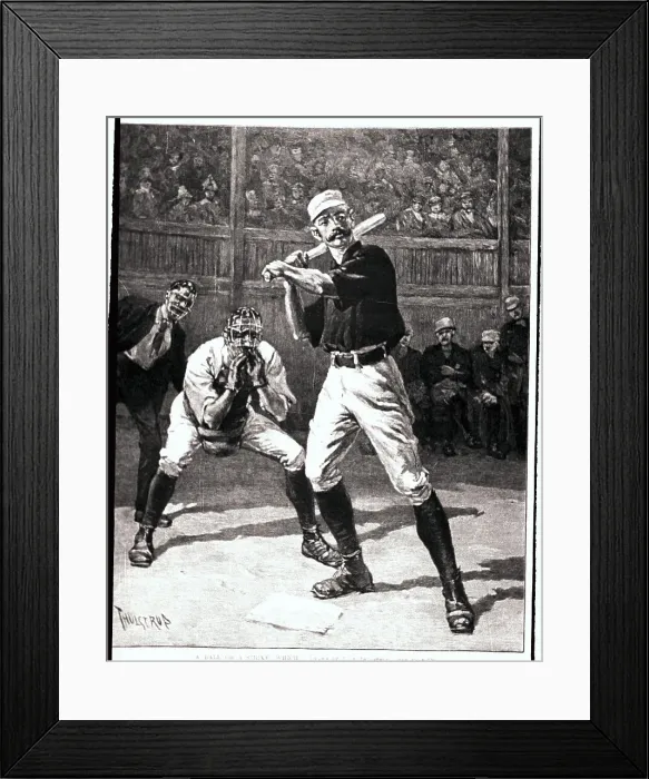 Framed Print : Man Playing Baseball Framed Print : Man Playing Baseball