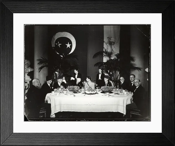 Framed Print : Banquet For Prince Of Iran W / Officials Framed Print : Banquet For Prince Of Iran W / Officials