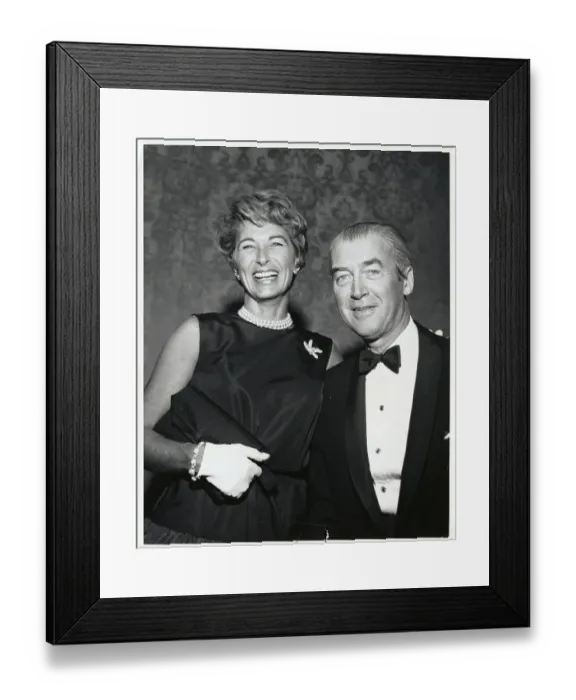 Framed Print : Jimmy Stewart and Gloria Framed Print : Jimmy Stewart and Gloria