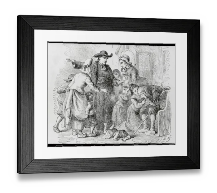 Framed Print : Missionaries Traveling Through Early Canada Framed Print : Missionaries Traveling Through Early Canada