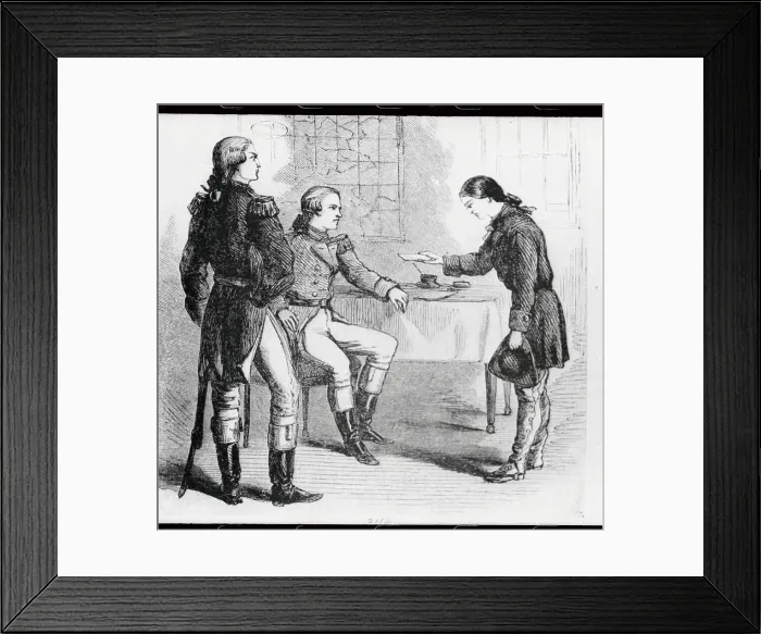 Framed Print : Horace Greeley with Benjamin Wood