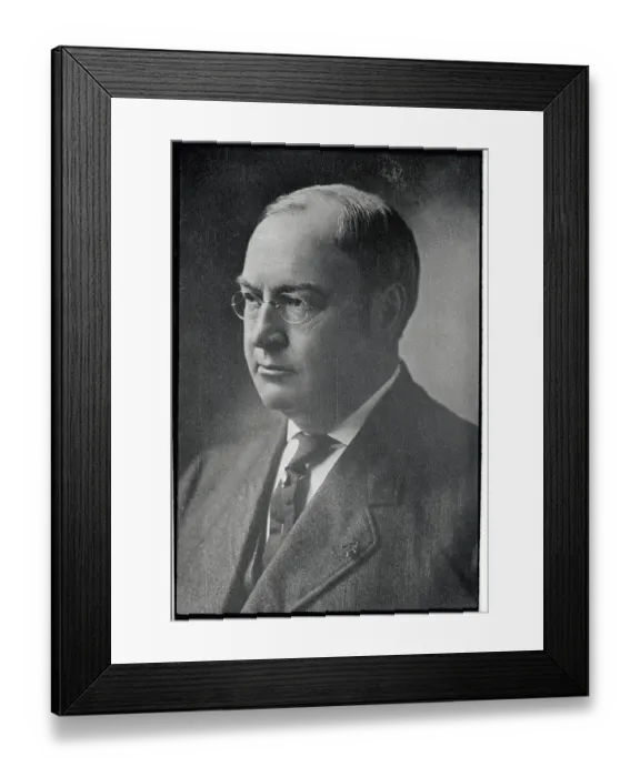 Framed Print : Portrait of James S. Sherman