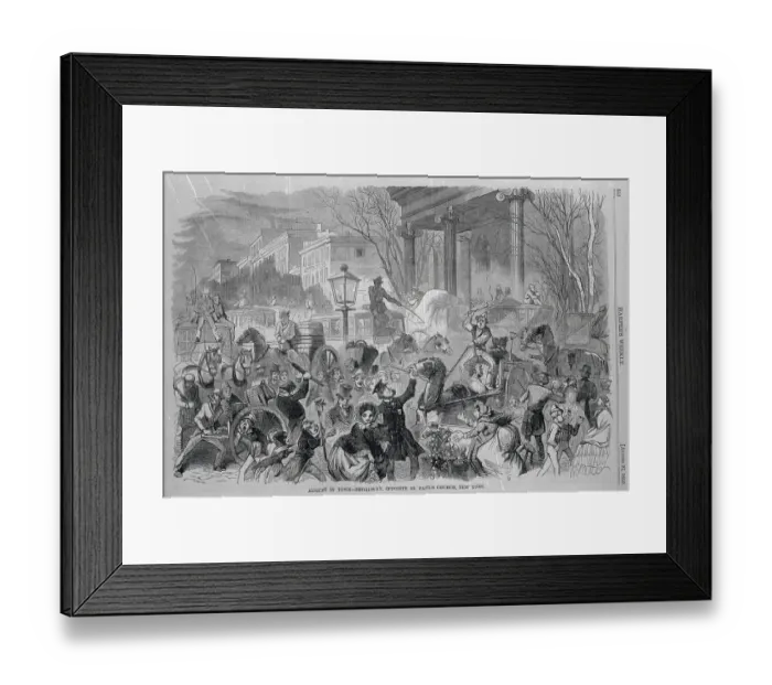 Framed Print : Sunday on Broadway Framed Print : Sunday on Broadway