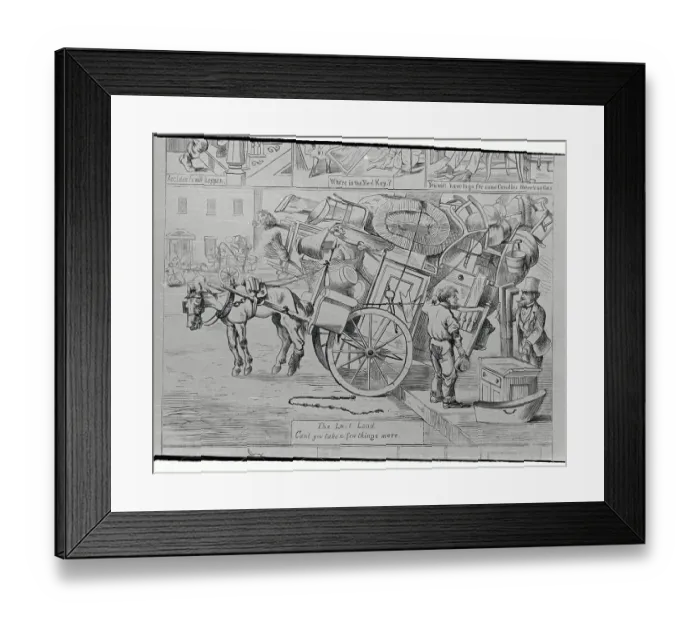 Framed Print : Last Load on Moving Day Framed Print : Last Load on Moving Day