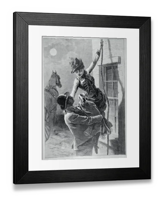 Framed Print : Lillian Morris Eloping Framed Print : Lillian Morris Eloping