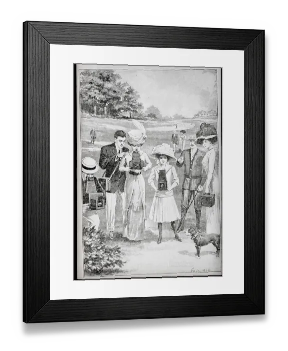 Framed Print : People Holding Type of Camera Framed Print : People Holding Type of Camera