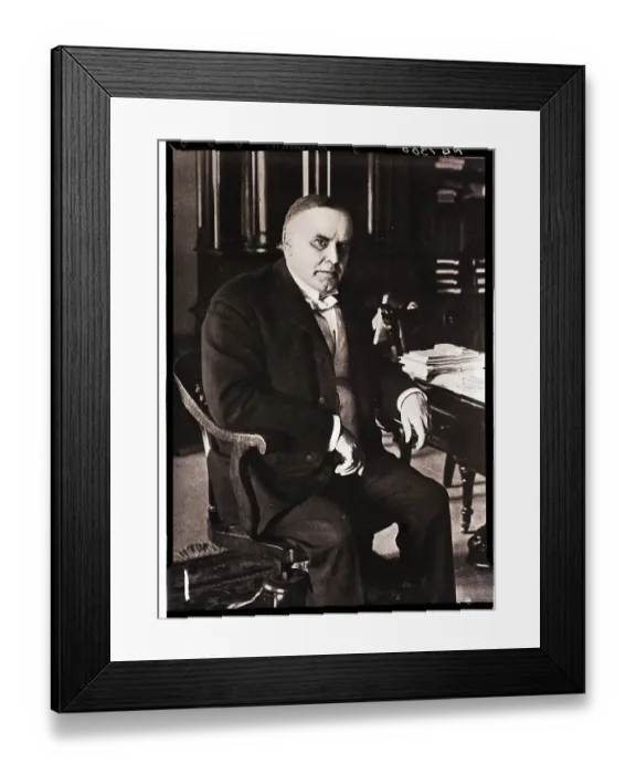 Framed Print : William Mckinley Seated In A Chair Framed Print : William Mckinley Seated In A Chair