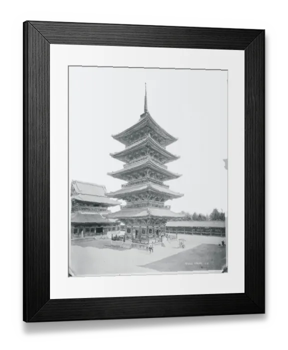 Framed Print : A Japanese Pagoda Framed Print : A Japanese Pagoda
